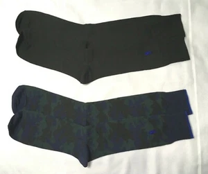 POLO RALPH LAUREN POLO PONY 2 pares diseño azul marino y negro vestido equipo calcetines - Imagen 1 de 4