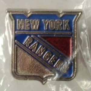 NHL New York RANGERS Collector's Pin Memorabilia Nickel Plated Hockey Fan Blue - Picture 1 of 4