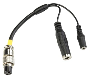 Heil AD-1-Y-4PIN Headset Adapter Cable for Yaesu 4-Pin Radios, 1/4" PTT Pigtail - Zdjęcie 1 z 1