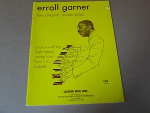 ERROLL GARNER Vintage 1950 Fünf Original Klaviersoli JAZZ Noten SONGBUCH - Bild 1 von 5