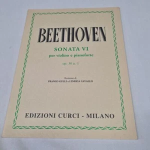 (Beethoven) Sonata VI per violino e pianoforte Curci op. 30 n.1 - Foto 1 di 1