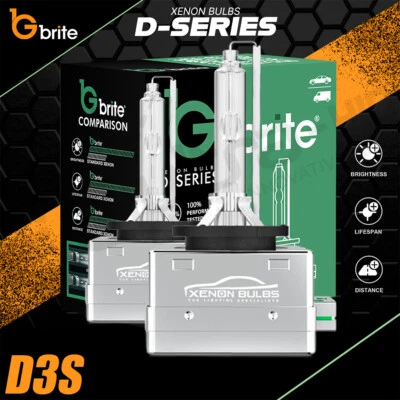 2x D3S 66340 6000K Xenon Bulb Audi A5 S5 A6 S6 Q5 Q7 S4 Volvo SAAB Jaguar sline - Image 1 of 4