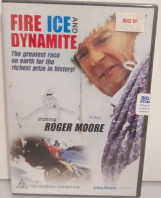 Fire Ice And Dynamite DVD 1990 R4AU - Roger Moore Movie - Image 1 of 4
