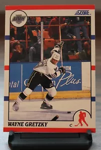 1990 Score Promo Wayne Gretzky "Catches Left" Error Card #1 - Mint - L.A. Kings - Bild 1 von 4