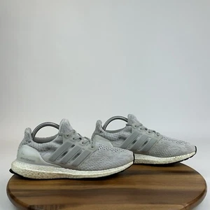 Womens Adidas Ultraboost 3.0 Gray Athletic Running Sneakers Shoes Size 9.5 M GUC - Picture 1 of 8