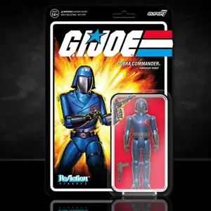 Figura de acción robot Funhouse Super7 GI Joe Cobra Commander Enemy Leader - Imagen 1 de 5