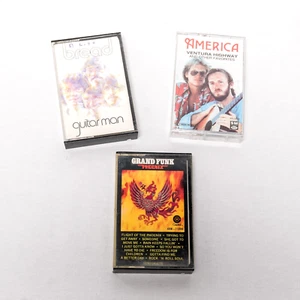 Lot of 3 Classic Rock 60'S 70'S 80'S Cassettes Grand Funk Phoenix America Bread - Picture 1 of 4