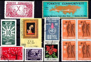 Einsteckkarte mit älteren Marken aus der *** TÜRKEI *** - Bild 1 von 1