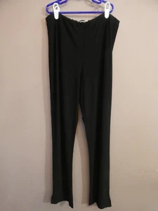 Pantalones para mujer Sympli 10 negros elásticos de pierna recta de nailon tiro alto - Imagen 1 de 7