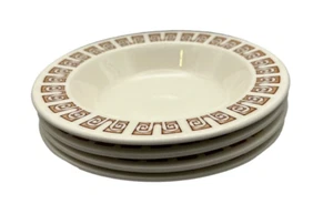 Vintage Mid Century Modern Sears Olympia Pattern Serving Soup Cereal Bowls Set 4 - Picture 1 of 12