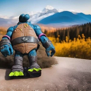TMNT PLAYMATES 2014 SPIKE SLASH TORTOISE  TEENAGE MUTANT NINJA TURTLES  - Picture 1 of 7