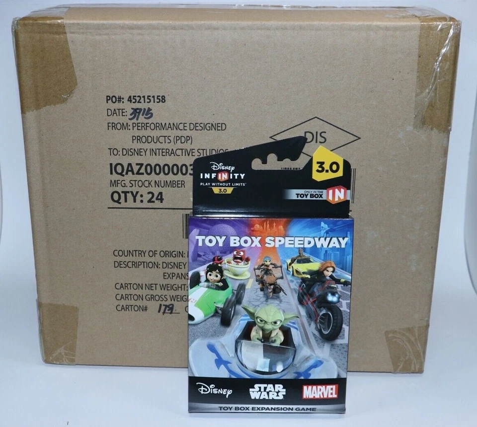 Disney Infinity 3.0 Toy Box Speedway Expansion Game Disc BULK LOT QTY 1-96 - Image 1 of 1