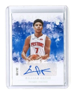 Killian Hayes 2020-21 Panini Origins Rookie Autographs Blue /49 Auto - Picture 1 of 2