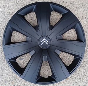 4 Alu-Design Radkappen 16 Zoll Tenzo black passend für Citroen - Bild 1 von 3