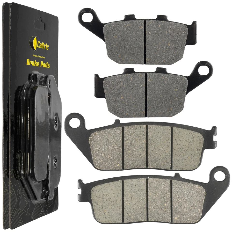 Caltric Front and Rear Brake Pads for Honda NT650 Hawk GT 650 1988-1991 Foto 1 de 4