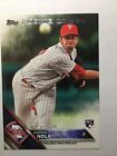 2016 Topps Update Series Aaron Nola Rookie Debut US284 RC Phillies Baseball Card. rookie card picture