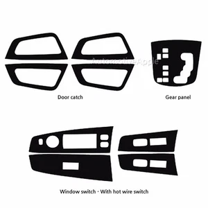 Door Catch Window Switch Decal Sticker For Ssangyong Korando C - Picture 1 of 5