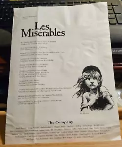 Cameron MacIntosh Presents Les Miserables The Company Insert - Bild 1 von 3
