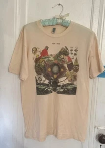Fleet Foxes Helplessness Blues Tour T shirt SZ M Medium Cream Beige 2011 Band - Picture 1 of 10