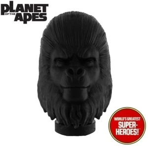 Mego Planet of the Apes Gorilla V3.0 Custom Black Head For POTA 8” Action Figure - Picture 1 of 4