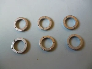 AM 20 White Metal Model Boat Portholes 15 mm Dia x 6 (Our No 2 Best Seller) - Picture 1 of 2