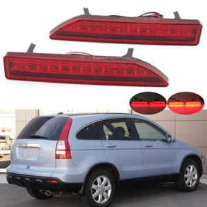 Rear Bumper Reflector Light Brake Tail Lamp Fit For Honda CR-V 2007-2009 LH+RH - Picture 1 of 13