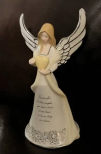 FREE SHIP! Friends Are Like Angels 8" Musical “Wind Beneath My Wings”  Bradford - Picture 1 of 13