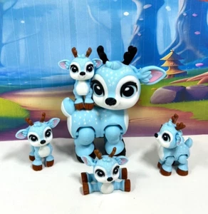 5pcs 3D Printed Baby Reindeers, Articulated Movable Baby Reindeers Fidget Toys - Picture 1 of 9