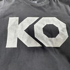 Kevin Owens XL T-shirt noir WWE vêtements authentiques KO Fight imprimé double face