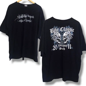 Camisa Clásica Bicicleta Virginia Beach 2011-Talla 3XL-15º Anual-Cráneos-Etiqueta Gildan - Imagen 1 de 7