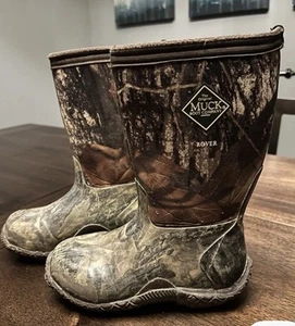 Stivali da pioggia Muck Rover II muschio rovere impermeabili caccia unisex bambini taglia 1 - Foto 1 di 5