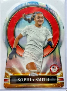Sophia Smith 2024 Topps Chrome Olympics Chasing the Rings Case Hit  CR-15 USA - Picture 1 of 2