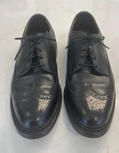 Vintage Florsheim Royal Imperial Longwing 5-nail vcleat  96624, 9.5D. Black.  - Picture 1 of 23
