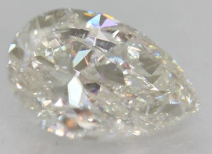 Certified 1.07 Carat G VS1 Pear Shape Natural Enhanced Loose Diamond 8.12x5.43mm - Picture 1 of 4