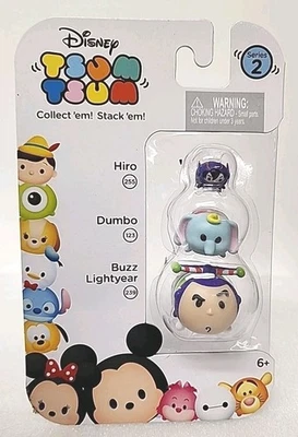 New, Disney Tsum Tsum Series 2, Hiro, Dumbo & Buzz Lightyear - Image 1 of 2