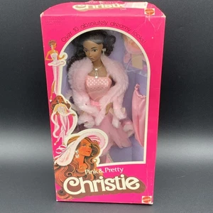 Vintage Mattel Barbie Pink & Pretty Christie 1981 AA Black Super Star Era 3555 NRFB - Bild 1 von 9