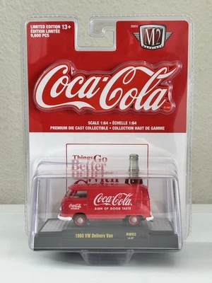 M2 Machines Coca-Cola 1960 Volkswagen Delivery Van Hobby 1:64 Red RW02 VW - Image 1 of 4