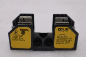LOT OF 6 - EATON CORPORATION R25030-1SR FUSE HOLDER STOCK H605A - Picture 1 of 3