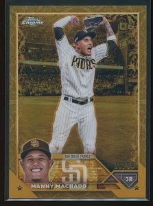 Manny Machado 2023 Topps rifrattore cromato dorato 29/99 - Foto 1 di 2