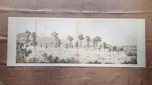 Veduta di Genova Spianata dell'Acquasola e Albaro Bence e Thierry XIX Ristampa - Bild 1 von 1