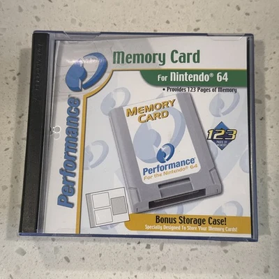 Tarjeta de memoria Nintendo 64 Performance en estuche Foto 1 de 3