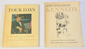 JFK Assassination Memorial 2-Book Lot (1964): Four Days HC  & John F. Kennedy SC - Imagen 1 de 24
