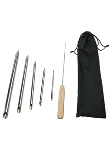 6pcs Rope Splicing Tool Kit Paracords Lacing Needle Braiding Tool 5 Size for Fid - Picture 1 of 24