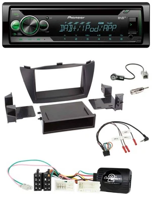 Pioneer USB MP3 DAB Lenkrad CD Autoradio für Hyundai ix35 2010-2013 schwarz - Bild 1 von 4