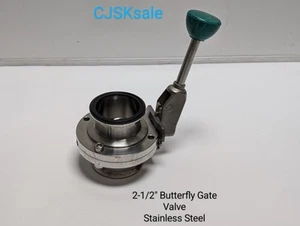 2-1/2" Butterfly Gate Flange Stainless Steel (NEW). - Picture 1 of 10