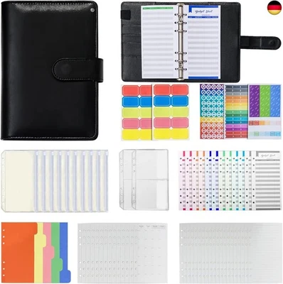 BESUCHE DEN ZITFRI-STORE Budget Planner Budget Binder A6 67er Set Notizbuch Ringbuch, ZITFRI Budget
