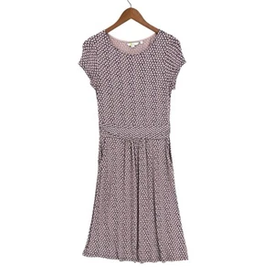 BODEN Dress Amelie Jersey Womens 6 Pink Floral Pockets Casual U101 - Picture 1 of 7