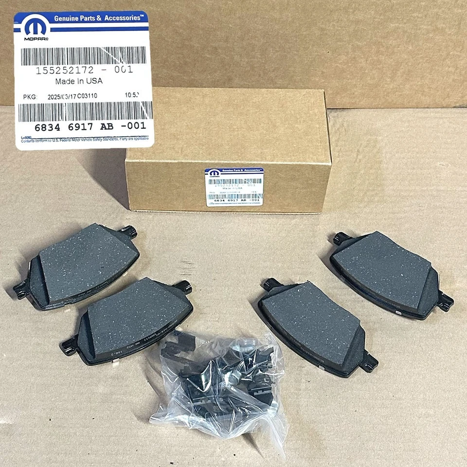 NEW OEM 2017-2022 Jeep Compass Brake Pads - Mopar - 68346917AB - Image 1 of 2