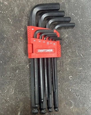 Craftsman Metric Alan Key Set Hex Wrench 14 Piece MM 1.5 - 7mm Long and Short - Image 1 of 2