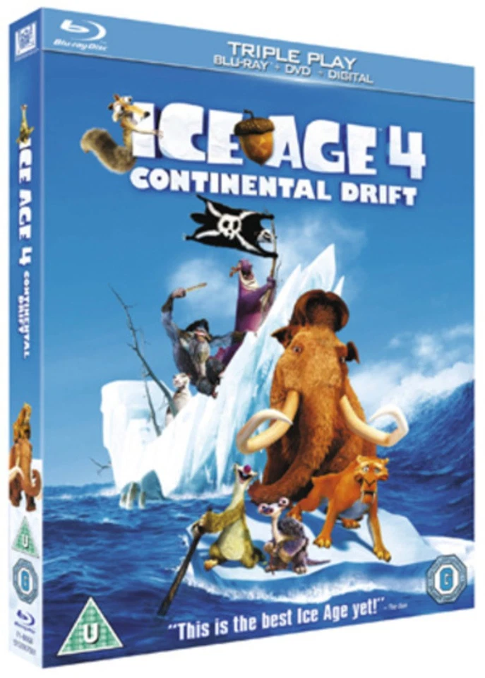 Ice Age: Continental Drift (Blu-ray) Ray Romano Denis Leary (импорт из Великобритании) - Изображение 1 из 1
